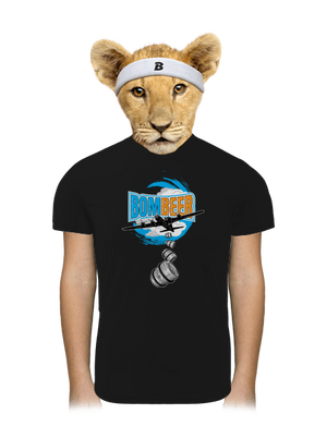 BomBeer gyerek sport póló Black