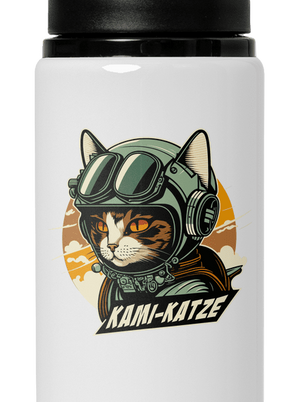Kami-Katze kulacs White