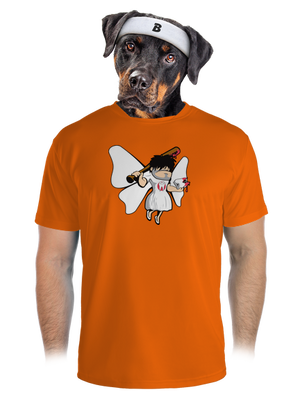 Fogtündér férfi sportpóló Neon Orange