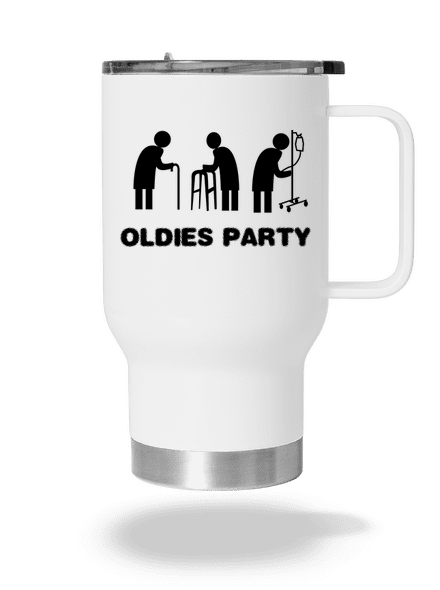 Oldies party termosz bögre White