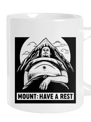 Mount have a rest nagy bögre White