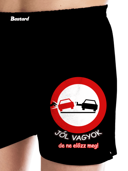 Ne előzz meg férfi alsó nadrág Black
