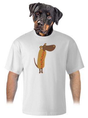 unisex túlméretezett póló