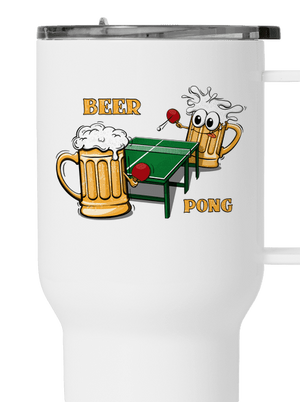 Beer pong termosz bögre White