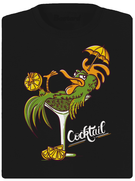 Cocktail női sportpóló Black