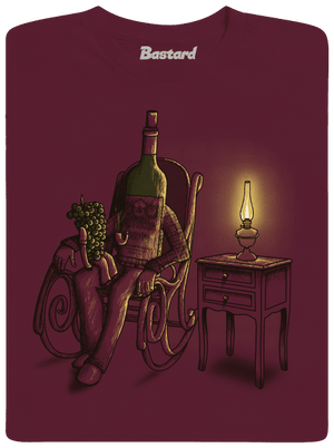 Nagyapa, mondd el gyerek póló Burgundy