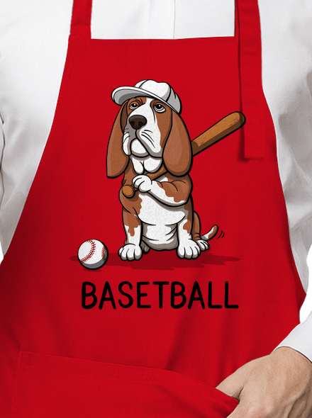 Basetball kötény Red