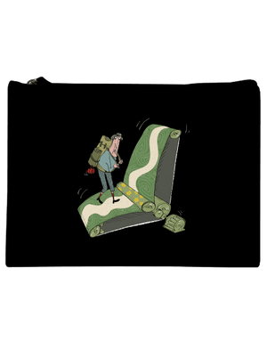 túrázás az övön kis táska Black