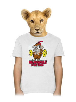 Monkey in my head gyerek póló White