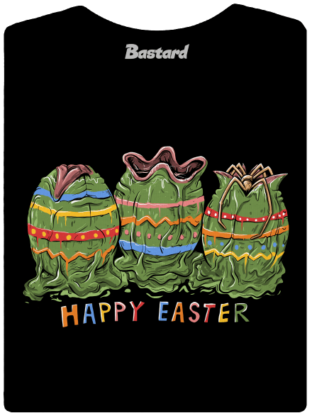 Happy easter prémium női póló Black