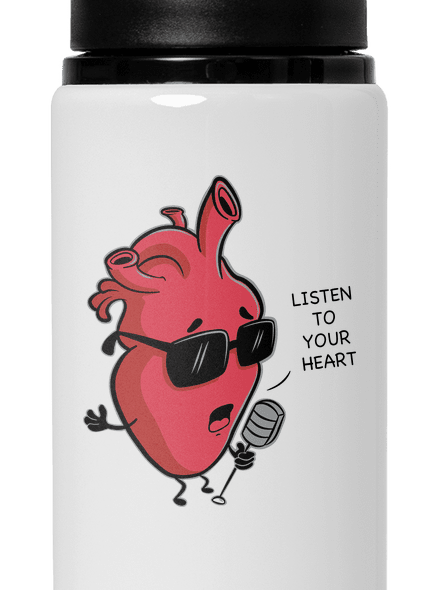Listen to your heart kulacs White