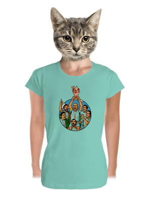 Kehely prémium női póló Mint Mal