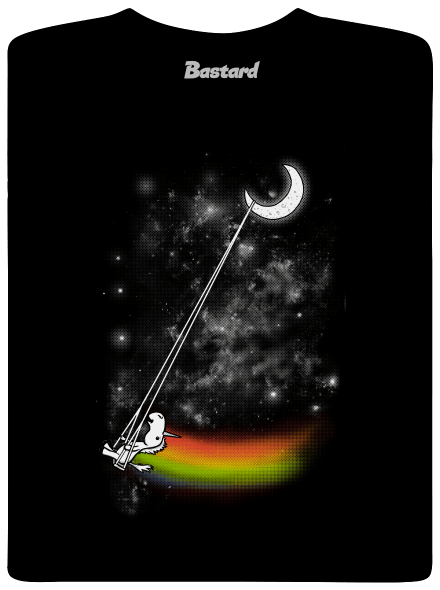 Unicorn universe gyerek póló Black
