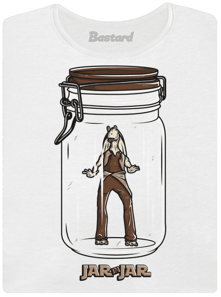 Jar in jar prémium női póló White