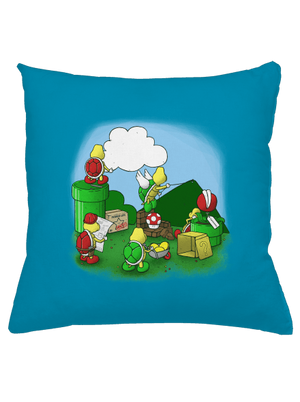 Hogyan építsünk fel egy új szintet párna Blue Turquoise