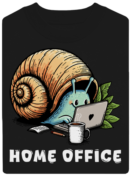 Sneka home office unisex crewneck Black