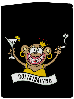 Bulikirálynő cipzáras női pulóver Black