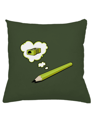 Ceruza és hegyező párna Olive Green