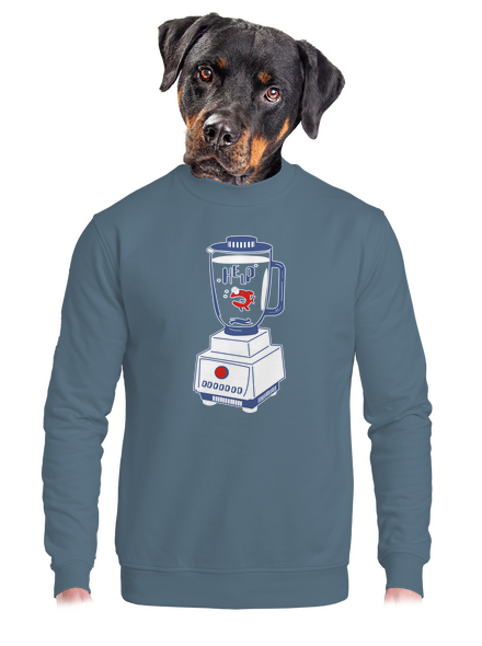 Keverő unisex crewneck Nordic Blue