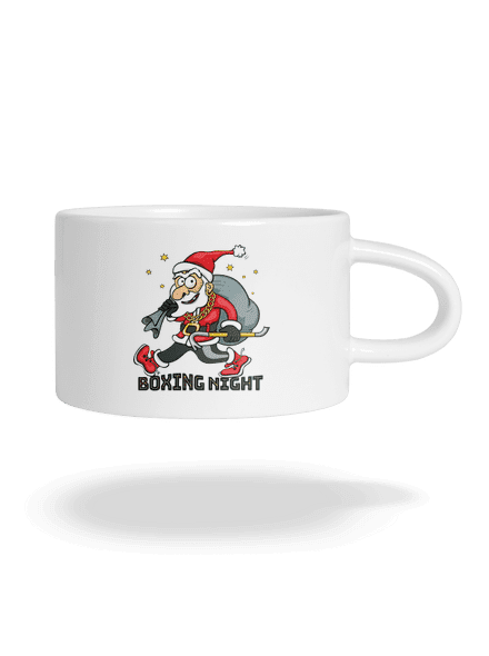 Boxing Night macaron bögre White