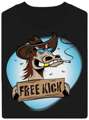 Free kick unisex crewneck Black