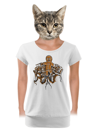 női póló elasztikus alsó szegéllyel