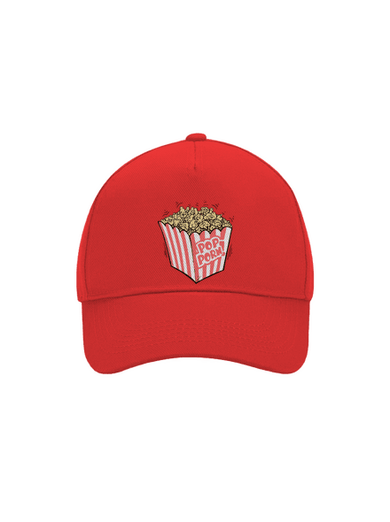 Popporn baseballsapka Classic Red
