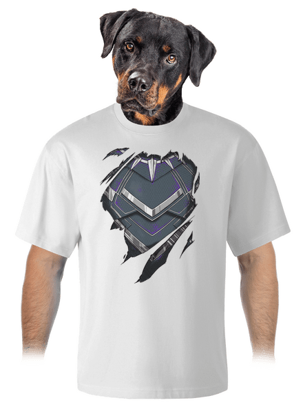 Panther inside unisex túlméretezett póló White