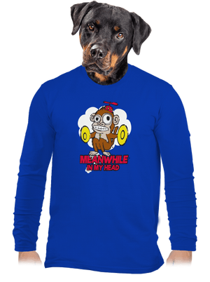 férfi hosszú ujjú póló