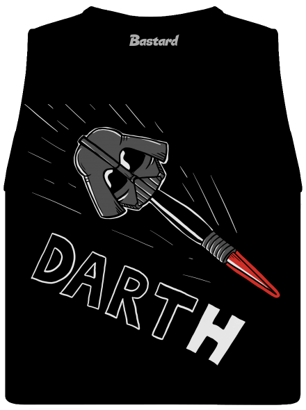 Dart(h) női bővített trikó Black