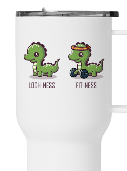 Fit-ness termosz bögre White