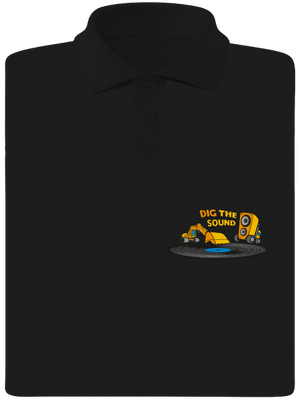 Dig the sound férfi pólóingek Black