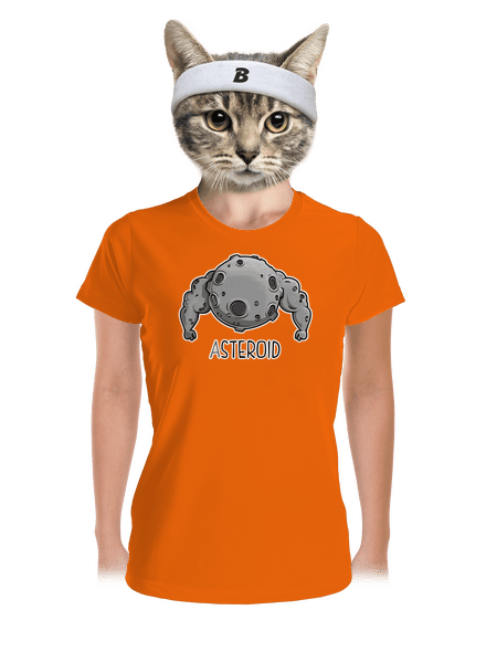 Asteroid női sportpóló Neon Orange