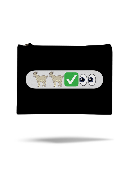 Emoji kis táska Black