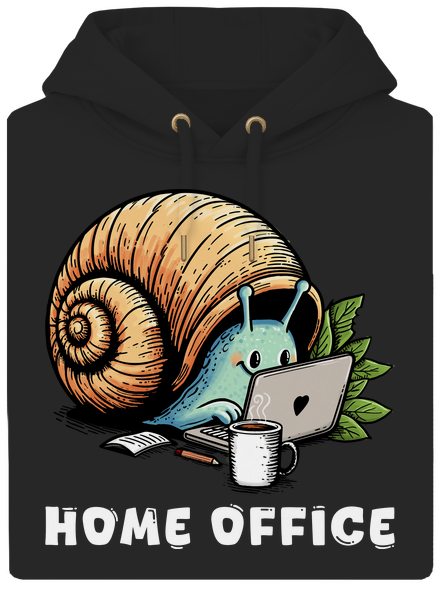 Sneka home office unisex prémium pulóver Dark Black