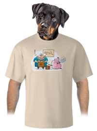 unisex túlméretezett póló