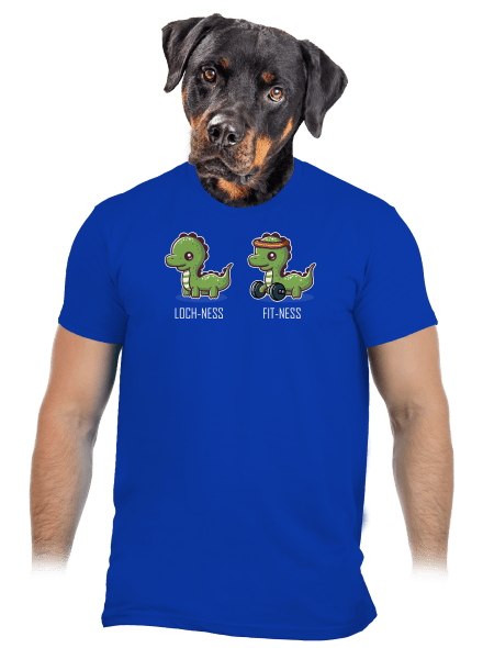 Fit-ness férfi póló Royal Blue