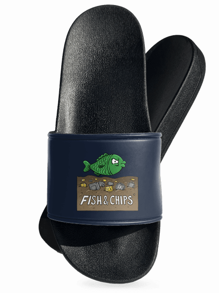 Fish and IT chips papucs Navy