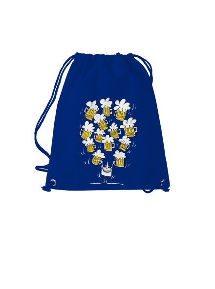 Boldog sörivó hátizsák Royal Blue Mal