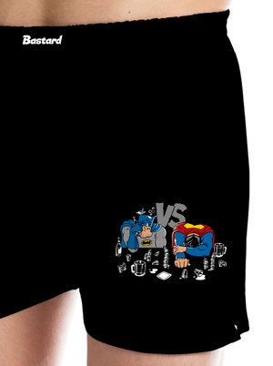 A szuperhősök harca férfi alsó nadrág Black