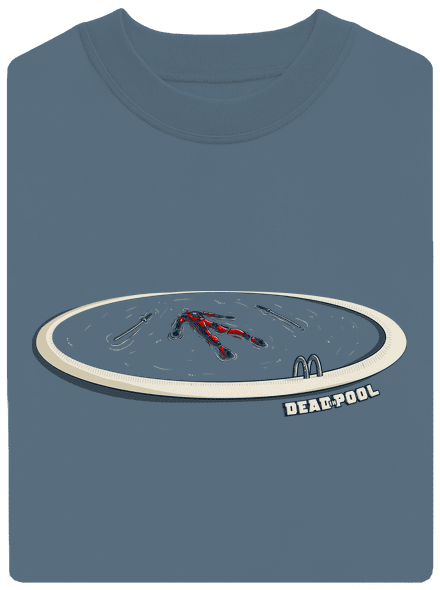 Dead in pool unisex crewneck Nordic Blue