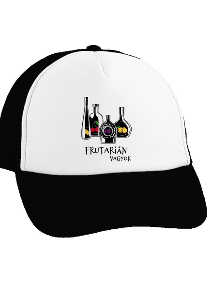 Frutarián teherautós sapka Black cap