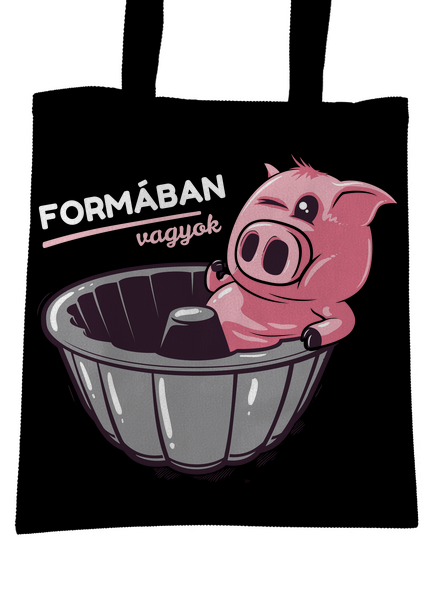 Formában táska Black