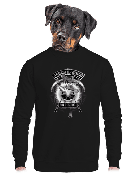 Party is over unisex crewneck Black