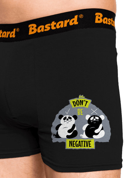 Don't be negative boxeralsó Black