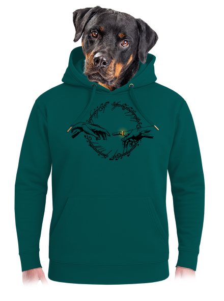 God of ring unisex prémium pulóver Emerald Green