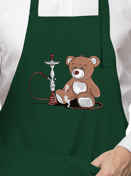 Vízipipa kötény Bottle Green