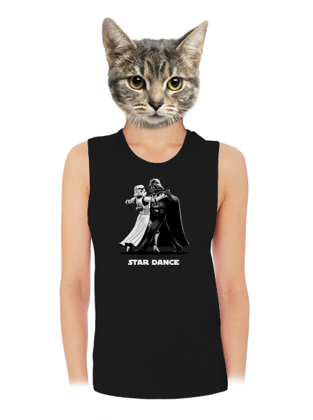 Star dance női bővített trikó Black