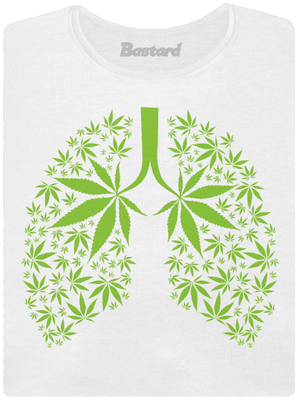 Gandzsa tüdő női póló White