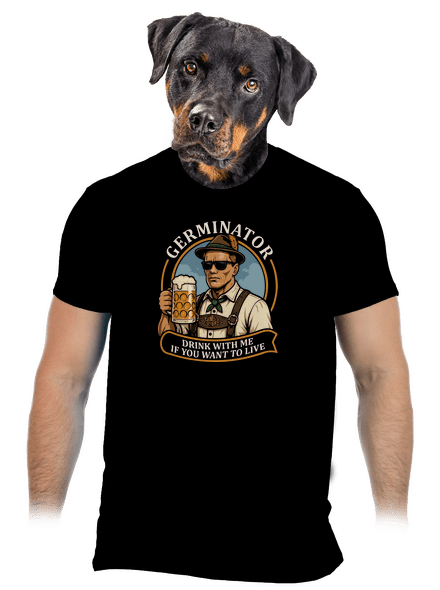 Germinator férfi póló Black